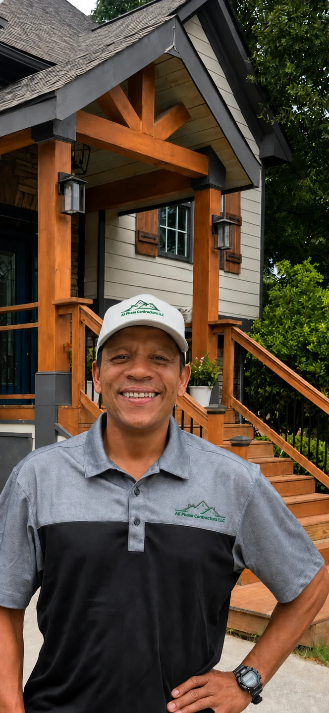 Jomo York on a finished deck